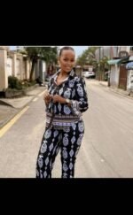 Ensemble Fluide Imprimé – L'Équilibre Parfait Style & Confort – Image 4