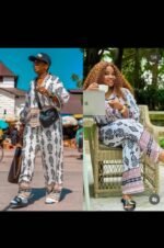 Ensemble Fluide Imprimé – L'Équilibre Parfait Style & Confort